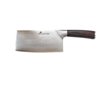 ZHEN ZHEN A7P VG-10 Series 3-Layer Forged 6.5 in. Pakkawood Handle Light Slicer Chopping Chef Butcher Knife A7P